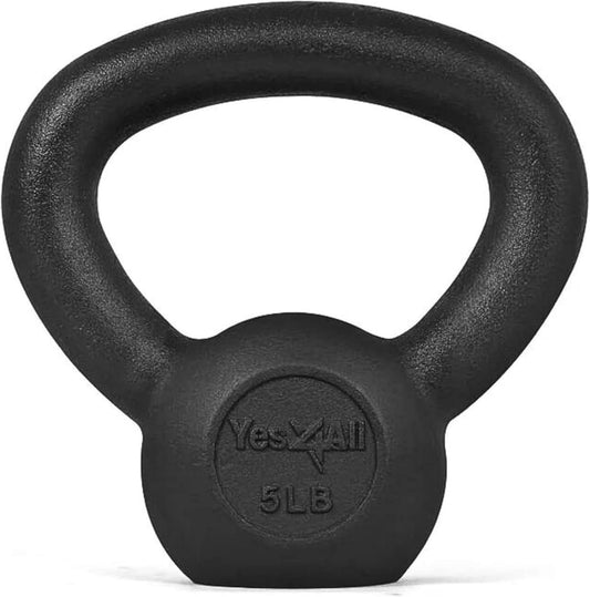 5-80 Lbs Cast Iron Kettlebell for Dumbbell Weights Exercises, Gym, Full Body Home Workout Equipment, Push Up, Grip and Strength Training